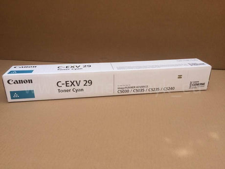 "Toner d'origine Canon C-EXV 29 Cyan 2794B002 imageRUNNER ADVANCE C5030/C5030i