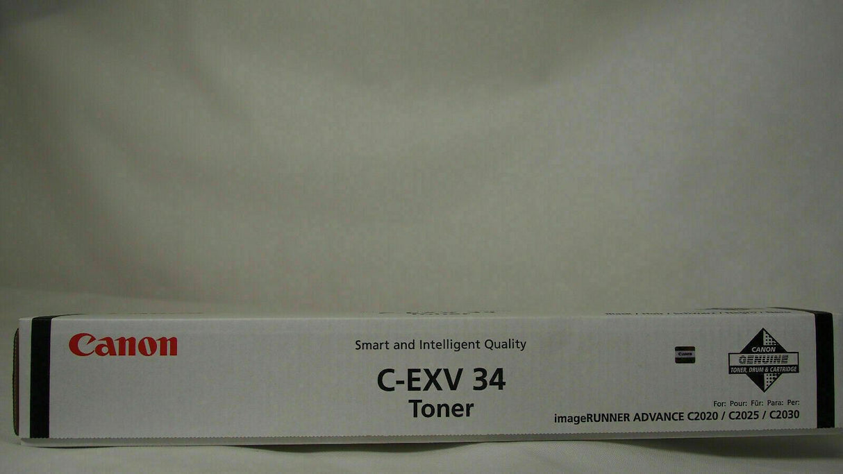 "Original Canon C-EXV 34 Toner Black 3782B002 iR Advance C 2000Series/2020i