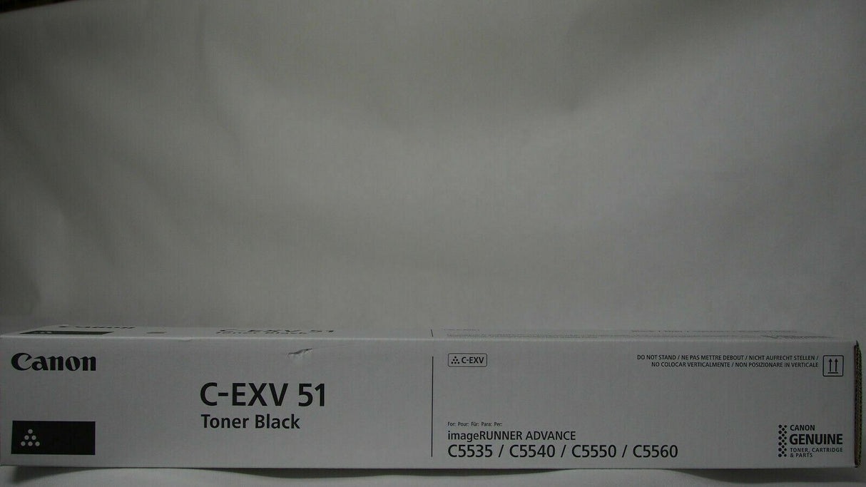 "Toner Original Canon C-EXV 51 Noir 0481C002 imageRUNNER ADVANCE C5535 C5535i