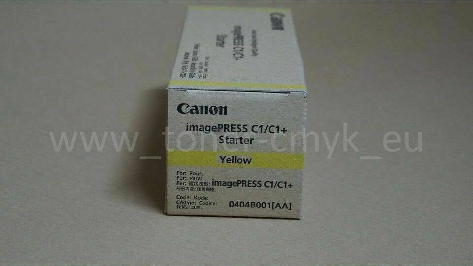 Original Canon Starter Yellow 0404B001 für Imagepress C1, C1+ NEU OVP^