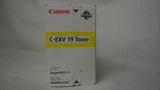 Original Canon CEXV19 Toner Yellow 0400B002 für imagePRESS C1 C1 Plus Neu OVP^