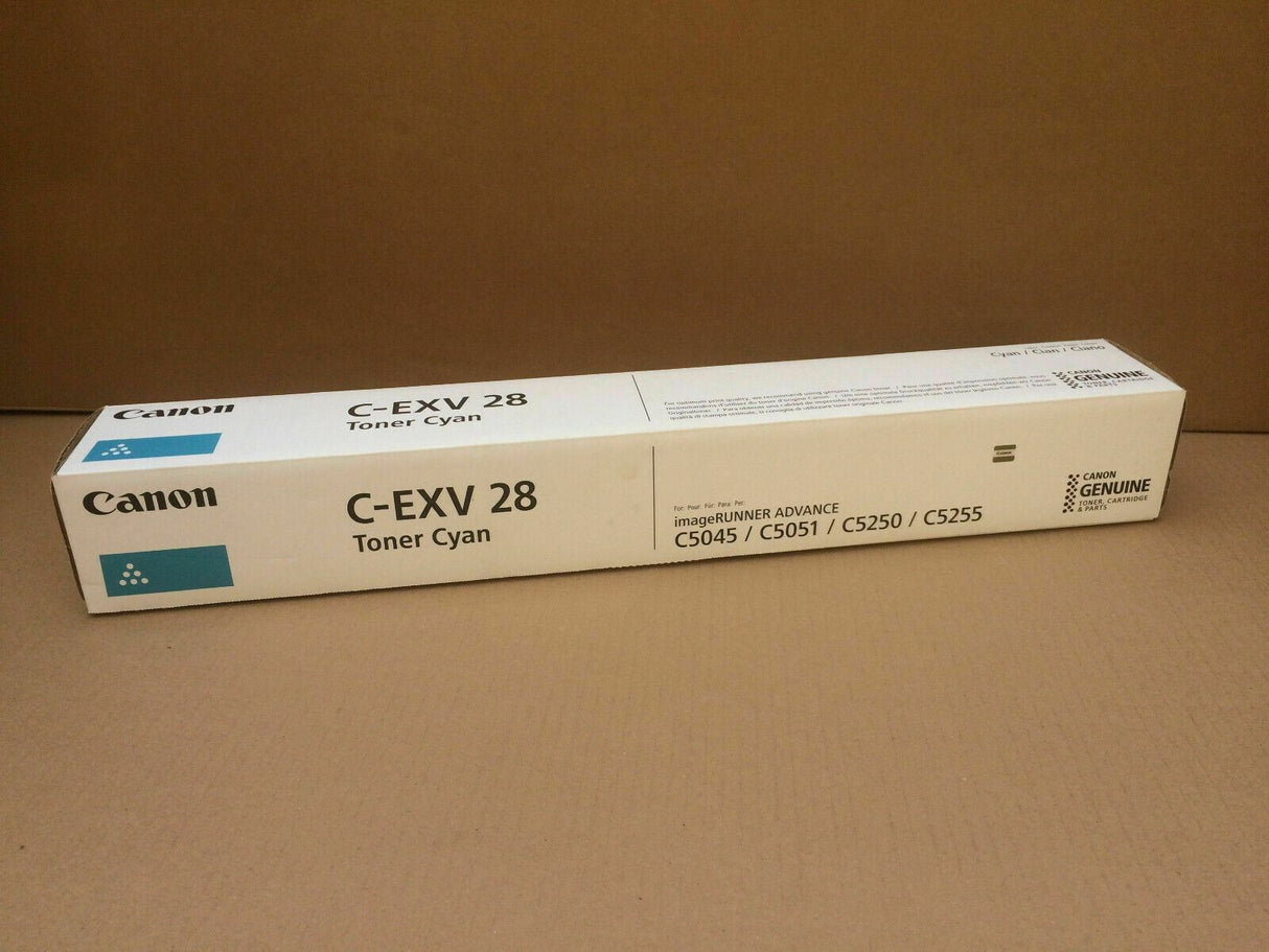 Original Canon C-EXV 28 Toner Cyan 2793B002 IR Advance C 5045 5045i 5250 5255