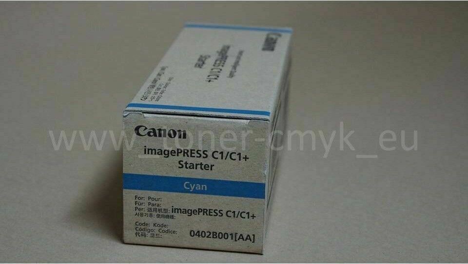 Original Canon C-EXV19 Starter Cyan 0402B001 für imagePRESS C1 C1 C1+II Plus^