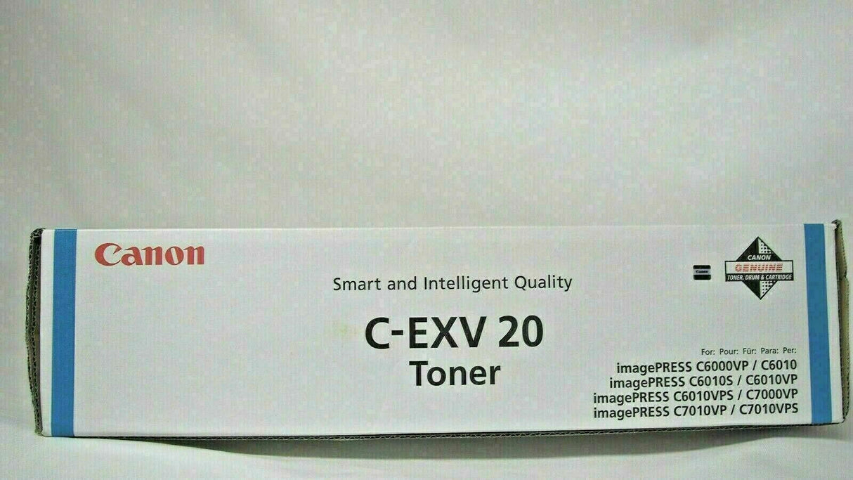 "Original Canon C-EXV 20 Toner Cyan 0437B002 ImagePRESS C6000 6010 7000 7010