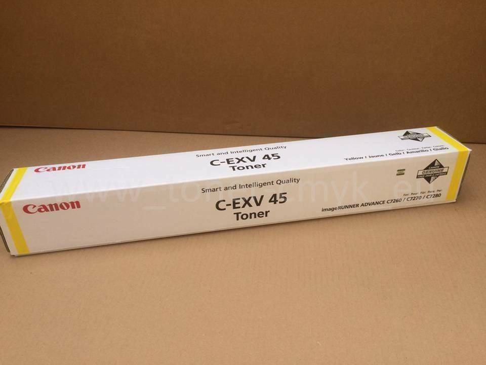 "Toner d'origine Canon C-EXV 45 Jaune 6948B002 IR-C 7200 Series 7270 7260 7280