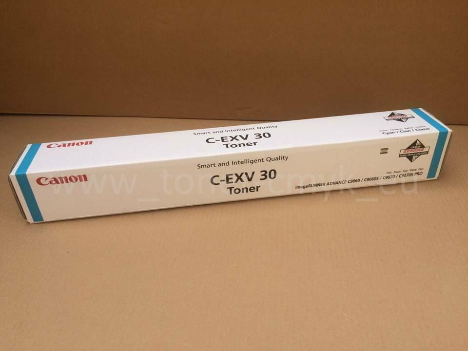 Originální toner Canon C-EXV 30 azurový 2795B002 iR Adv C9060 C9070 C9060S C9070S Pr