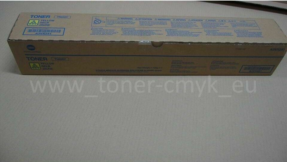 Konica Minolta TN620Y Toner Yellow A3VX251 für Bizhub Press Pro 1060 1070 2060 N