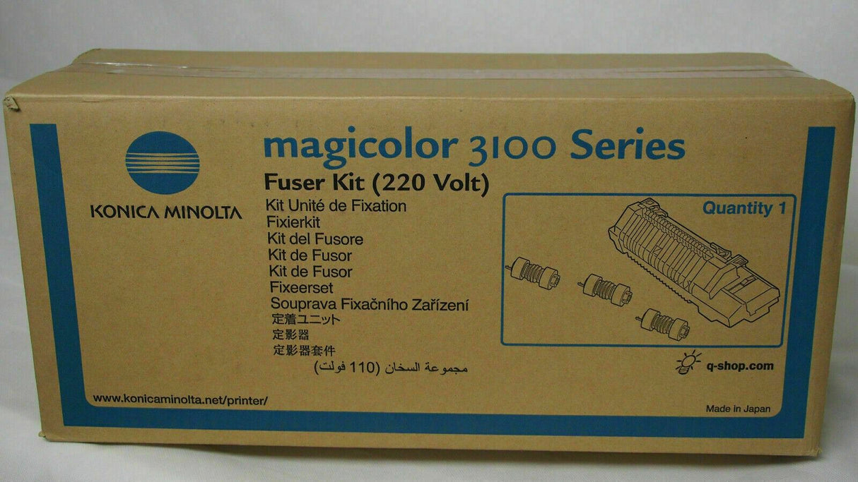 "Originele Konica Minolta 1710495-002 verwarmingsfuser voor Magicolor 3100 NIEUW OVP