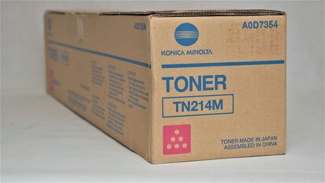 "Original Konica Minolta TN214M Toner Magenta A0D7354 pour Bizhub C200 NOUVEAU