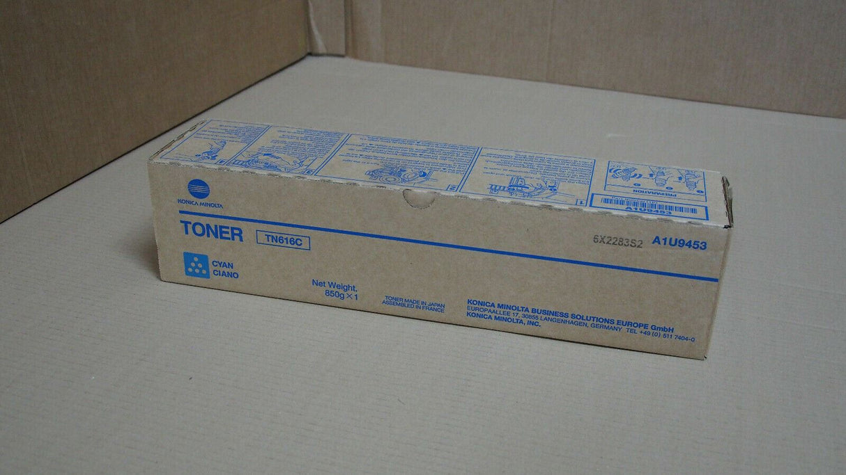 Toner Konica Minolta azurový A1U9453 TN616 Bizhub Press C 6000 C 7000 Pro C 6000