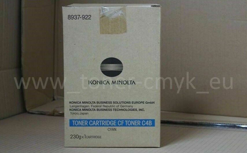 "Cartouche de toner d'origine Konica Minolta Cyan 8937-922 CF 2002 CF 3102 CF 3101