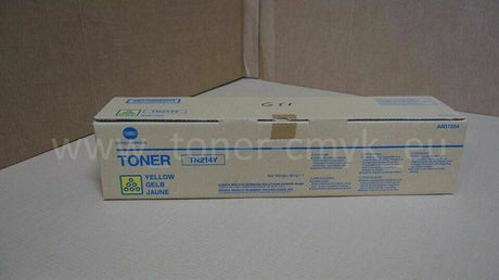 "Original Konica Minolta TN214Y Toner Yellow A0D7254 für Bizhub C200 NEU OVP