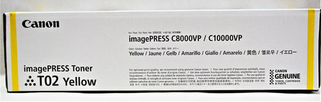 Canon Gelb (Yellow) Toner T02 IPress C8000VP 10000VP 8532B001