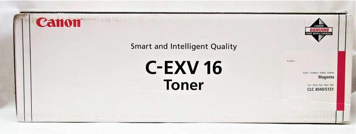 Originální toner Canon C-EXV16 Magenta 1067B002 pro CLC 4040 CLC 5151 NEW OVP