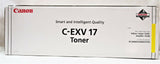 Originální toner Canon C-EXV 17 Gelb (žlutý) 0259B002 IR C4000 4080 4500 4580 510