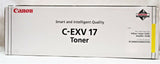 Originální toner Canon C-EXV 17 Gelb (žlutý) 0259B002 IR C4000 4080 4500 4580 510