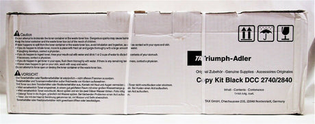 "Originele Triumph Adler Black Copy Kit 654010111 voor DCC 2740 2840 NIEUW OVP