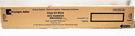 "Originele Triumph Adler Black Copy Kit 652511115 DCC-6520 6525 206ci 256ci NEU