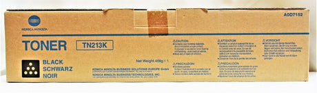 "Originele Konica Minolta TN213K Toner Zwart A0D7152 voor Bizhub C203 C253 NIEUWE OVP