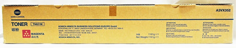 "Original Konica Minolta TN621M Toner Magenta A3VX352 pour Bizhub C71 NOUVEAU OVP