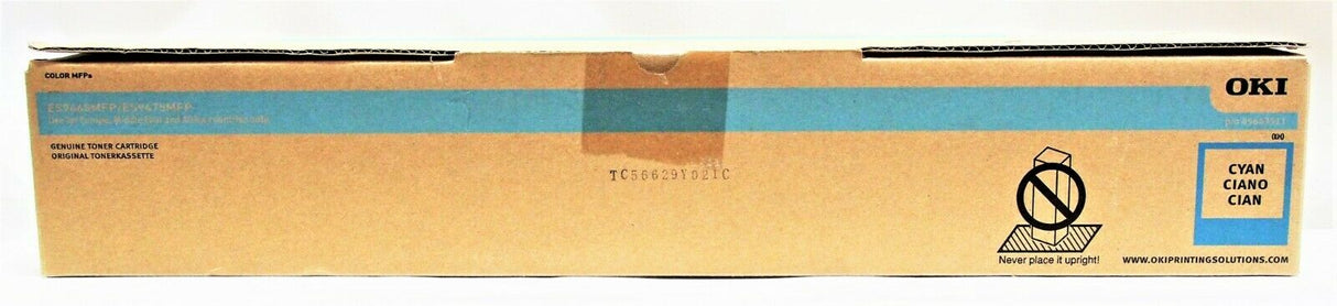 Original OKI Cyan Toner 45643511 für ES 9465 9475 MFP Neu OVP