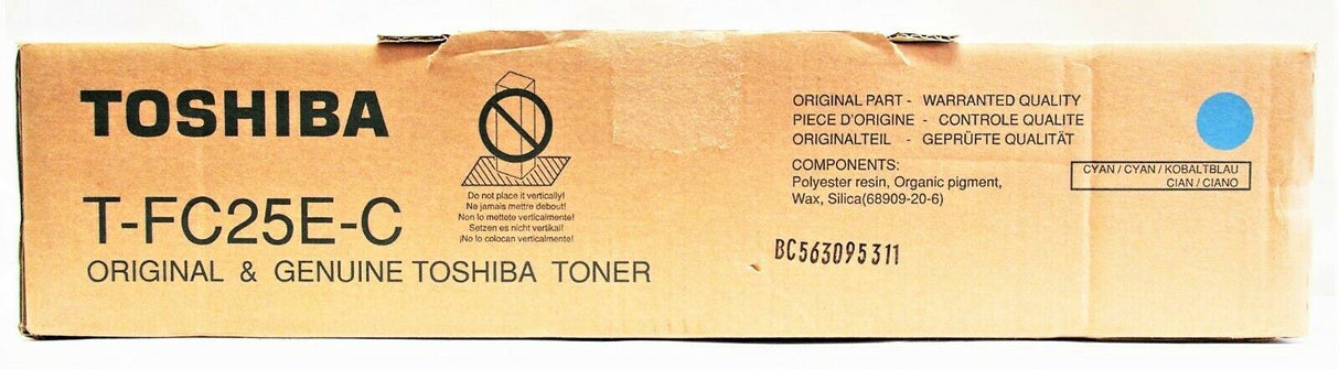 ''Toshiba Original Toshiba T-FC25E-C / 6AJ00000072 Toner Cyan pour E-Studio 2040C 2540C 3