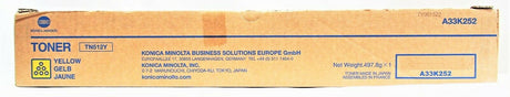 "Toner d'origine Konica Minolta TN512Y jaune (jaune) A33K252 pour Bizhub C 454 554