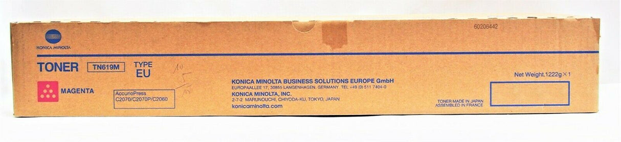 Original Konica Minolta TN619M / A3VX350 Toner Magenta  Bizhub C2060 2070 1070