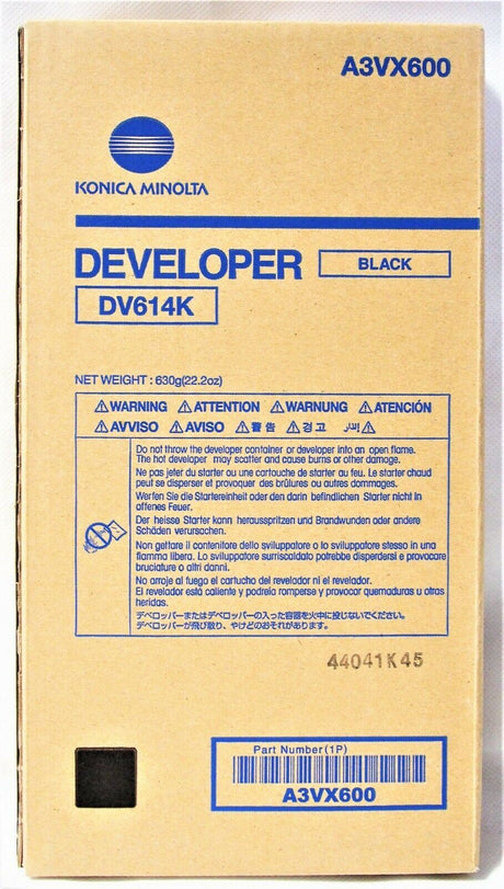 Konica Minolta DV614K Developer Black A3VX600 for AccurioPress C1060 1070 3070