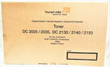 "Original Triumph Adler Toner Black 612510015 for DC 2025 2036 2130 2140 2150