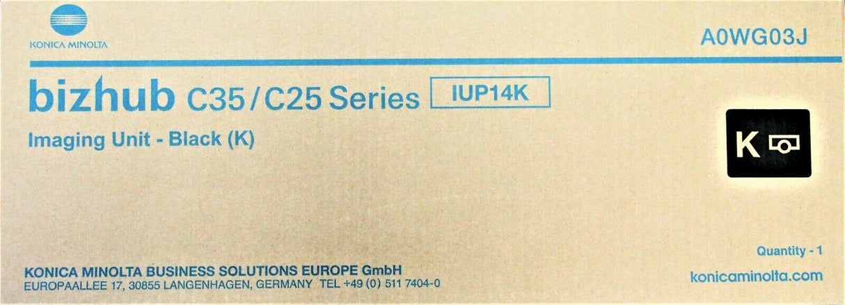 Konica Minolta IUP14 Developer Black A0WG03J für Bizhub C35 C25 NEU OVP