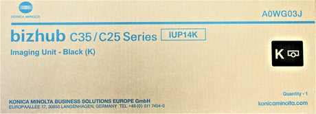 Konica Minolta IUP14 Ontwikkelaar Zwart A0WG03J voor Bizhub C35 C25 NIEUWE OVP