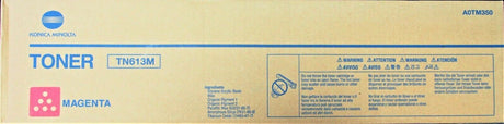 "Oiginal Konica Minolta TN613 Toner Magenta A0TM350 für Bizhub C552