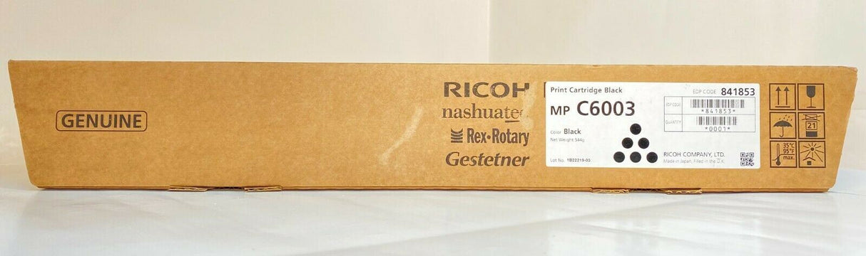 "Original RICOH Toner Schwarz Black 841853 für Aficio MP C6003 C5503 C4503 NEU O