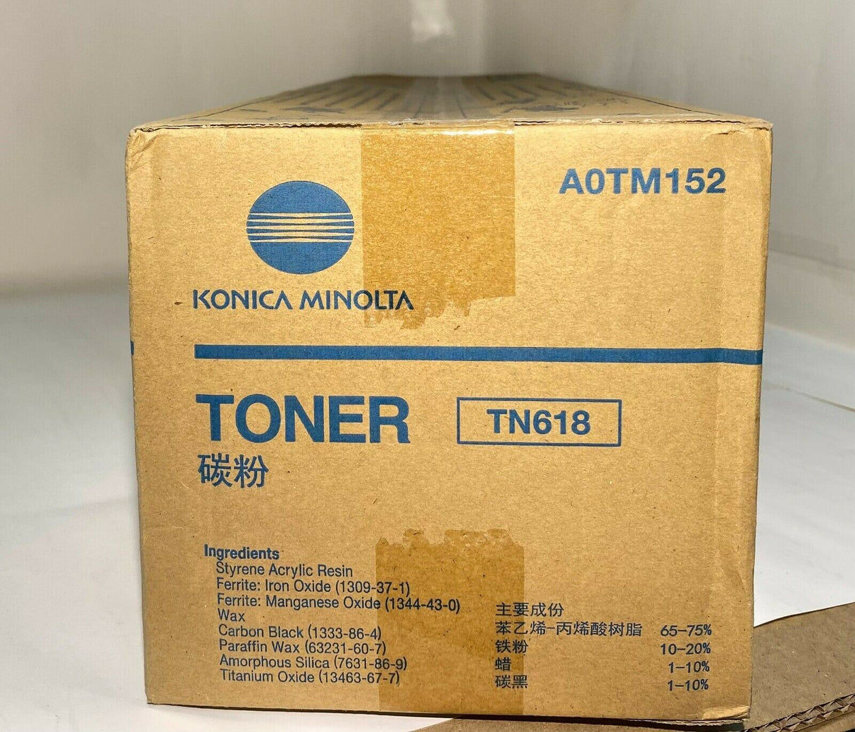 "Original Konica Minolta TN618K Toner Black A0TM152 für Bizhub 552 652 NEU OVP