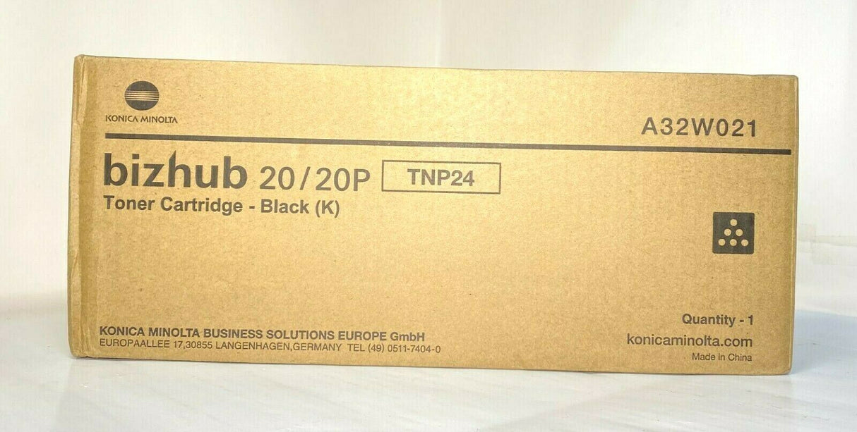 "Original Konica Minolta Toner TNP24 Toner Black A32W021 Bizhub 20 P NEU OVP