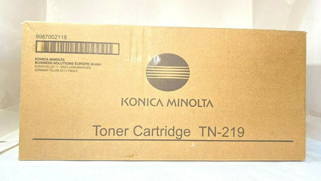 "Toner d'origine Konica Minolta TN-219 Schwarz TN219 9967002118 Noir bizhub 25e