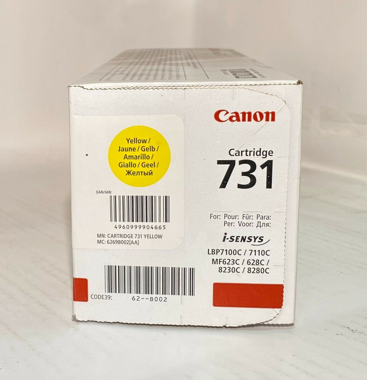 "CANON Cartridge 731 Gelb Toner 6269B002 LBP7100C 7110C MF623C 628C 8230C
