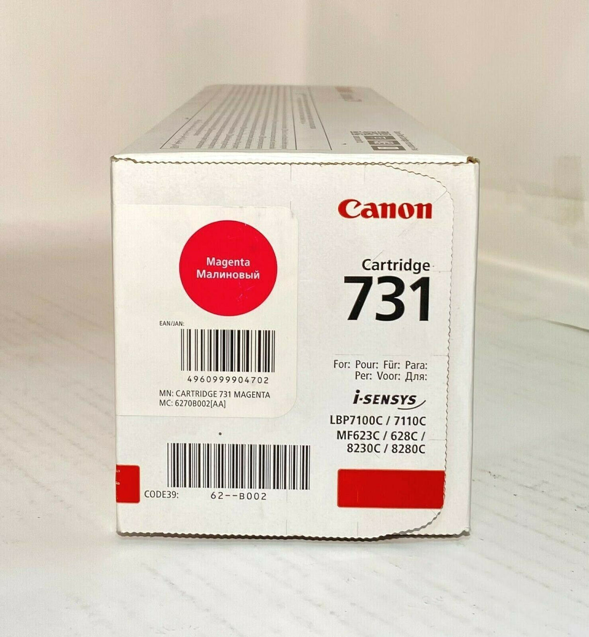 "CANON Cartouche 731Magenta Toner 6270B002 LBP7100C 7110C MF623C 628C 8230C