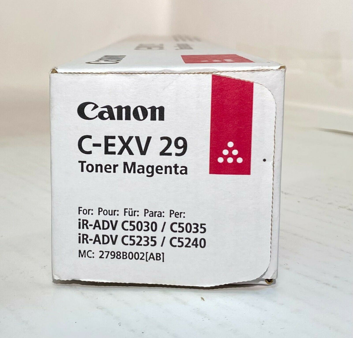 "Canon C-EXV 29 Toner Magenta 2798B002 iR ADVANCE C5030 C5035 C5235 C5240
