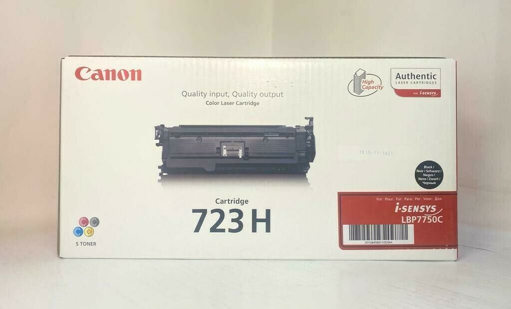 "CANON Cartridge 723H Schwarz Toner 2645B011 für i-SENSYS LBP-7750 CDN 723 H NEU