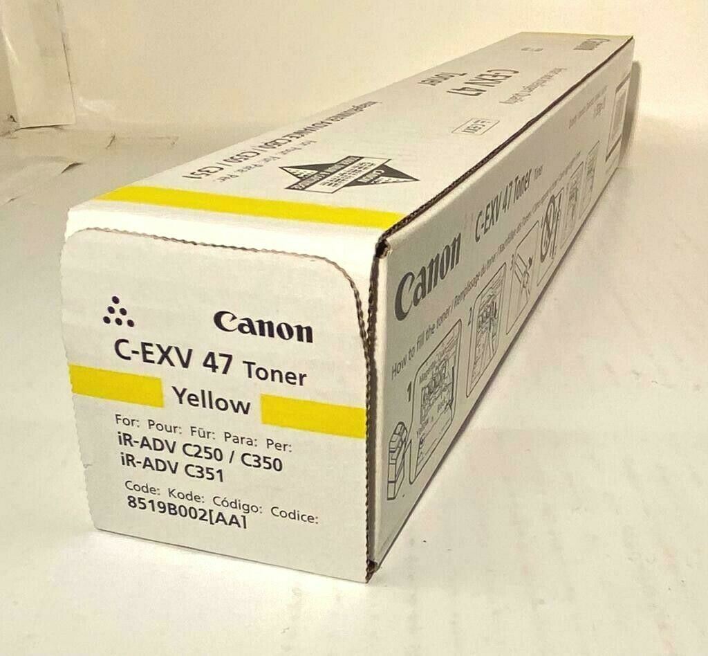 "Original Canon C-EXV47 Gelb Toner 8519B002 f. iR ADVANCE C250 C350 C351 C-EXV47