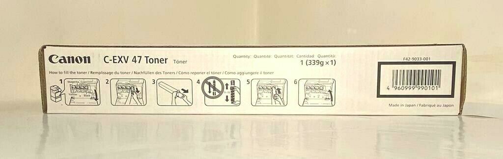 "Toner Gelb d'origine Canon C-EXV47 8519B002 f. iR ADVANCE C250 C350 C351 C-EXV47