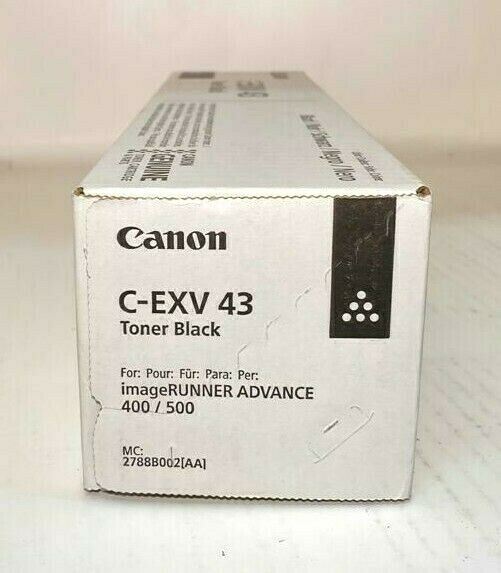 "Original CANON C-EXV43 Black Toner 2788B002 für imageRUNNER ADVANCE 400 500