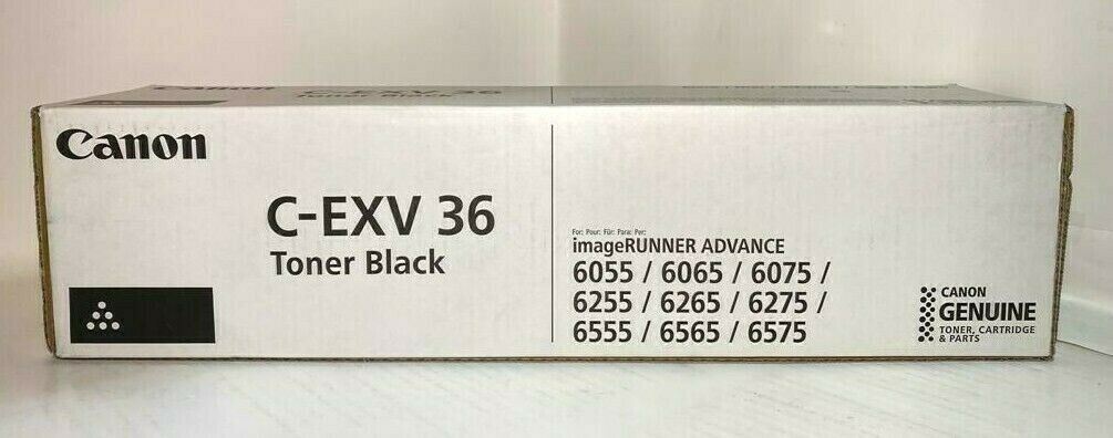 "Original CANON C-EXV36 Black Toner 3766B002 für iR ADV 6055 -75 6255 6555