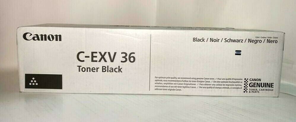 "Original CANON C-EXV36 Black Toner 3766B002 für iR ADV 6055 -75 6255 6555