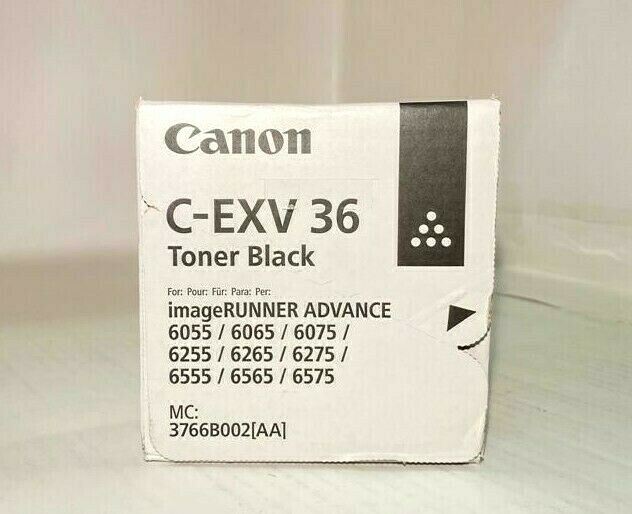 "Original CANON C-EXV36 Black Toner 3766B002 für iR ADV 6055 -75 6255 6555