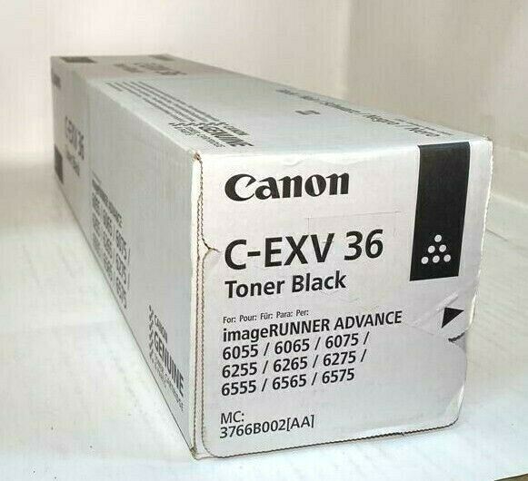"Original CANON C-EXV36 Black Toner 3766B002 für iR ADV 6055 -75 6255 6555