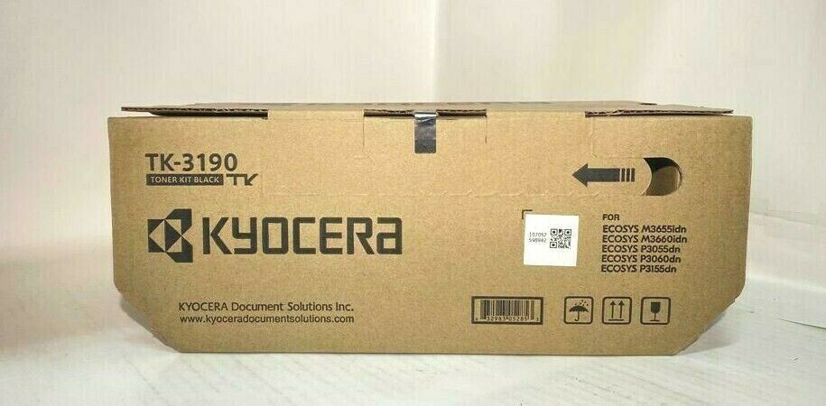 Originální tonerová sada Kyocera TK-3190 černá 1T02T60NL1 pro ECOSYS M3650 NEW OVP