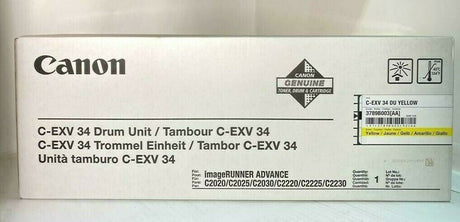 ''CANON C-EXV34 Tambour Gelb 3789B003 Trommel f. iR Adv C2020 C2030 C2220 CEXV